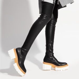 Stella McCartney-Emilie Overknee Womens Boots Black